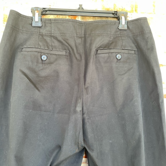 Loft Black High Waisted Nautical Wide Leg Trouser  Pants - Picture 7 of 8